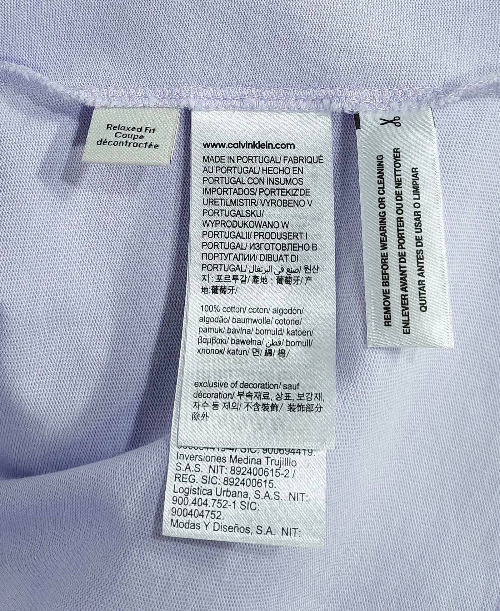 Calvin Klein Studio 'lovers in' oversize tshirt - lilac L – photo 4